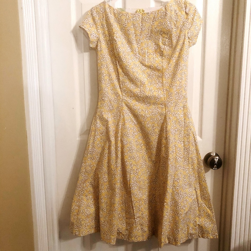 Shabby Apple Yellow Floral Dress
